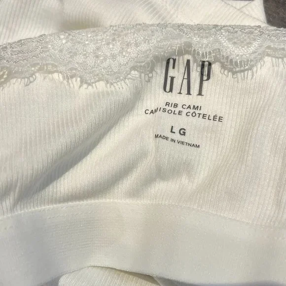 Gap Rib Lace Halter Cami - Picture 5 of 8
